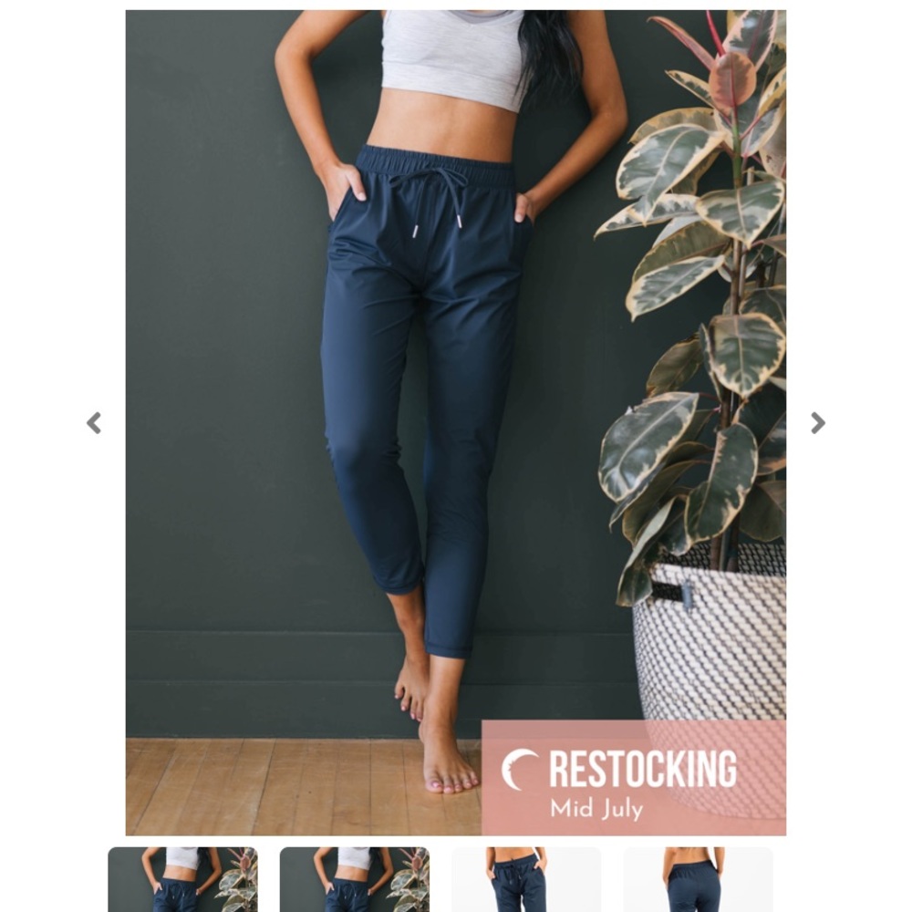 Zyia Navy Blue Everywhere Pants